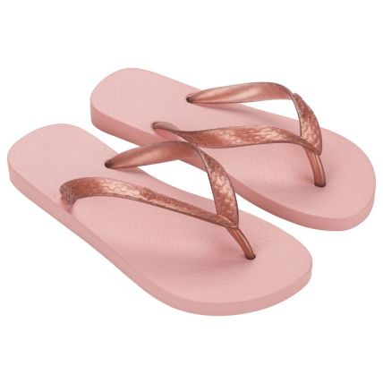 Chinelo Feminino Ipanema Classica - 06466 - Rosa/cobre Metal - Atacado