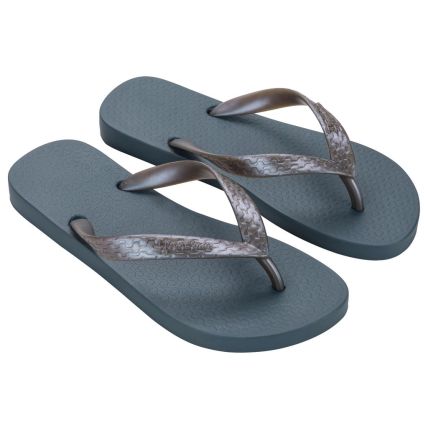 Chinelo Feminino Ipanema Classica - 06466 - Azul/prata Perolado - Atacado