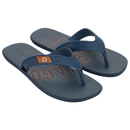 Chinelo Masculino Cartago Dakar - 10738 - Azul/azul/laranja - Atacado