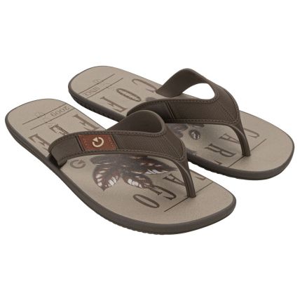 Chinelo Masculino Cartago Dakar - 10738 - Marrom/bege/bronze - Atacado