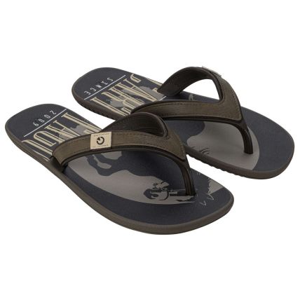 Chinelo Masculino Cartago Dakar - 10738 - Marrom/marrom/cinza - Atacado