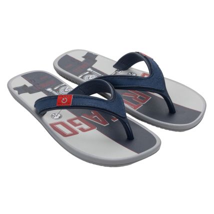 Chinelo Masculino Cartago Dakar - 10738 - Cinza/azul/vermelho - Atacado