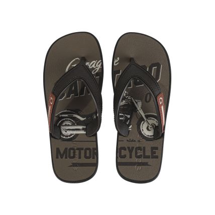 Chinelo Infantil Cartago Dakar - 10808 - Marrom/marrom - Atacado