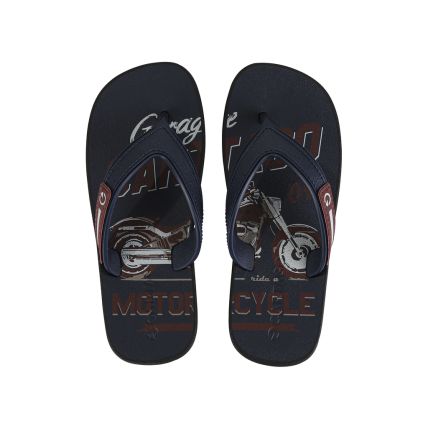 Chinelo Infantil Cartago Dakar - 10808 - Preto/azul/bordo - Atacado