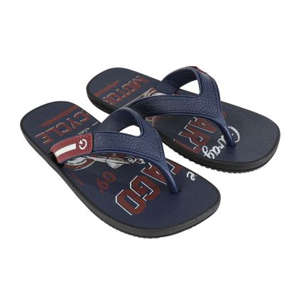 Chinelo Infantil Cartago Dakar - 10808 - Preto/azul/bordo - Atacado