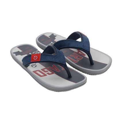 Chinelo Infantil Cartago Dakar - 10808 - Cinza/azul/vermelho - Atacado