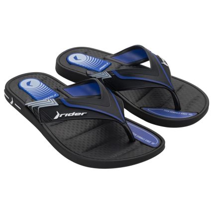 Chinelo Masculino Rider Sprint - 12015 - Preto/azul/branco - Atacado
