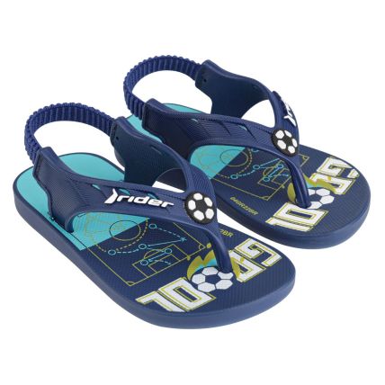 Chinelo Baby Rider Street Olé - 12025 - Azul/azul/branco - Atacado