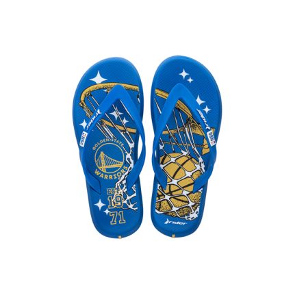 Chinelo Masculino Rider R1 Nba Dedo - 12036 - Azul/azul/amarelo (Ah067) - Atacado