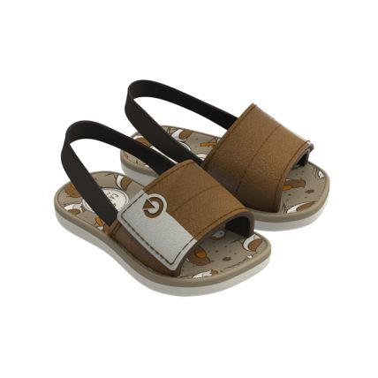 Chinelo Gáspea Baby Cartago Mini - 12044 - Bege/castor - Atacado
