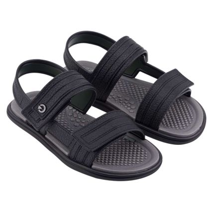 Sandália Infantil Cartago Vêneto - 12046 - Preto/cinza - Atacado