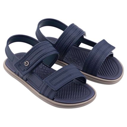 Sandália Infantil Cartago Vêneto - 12046 - Cinza/azul - Atacado