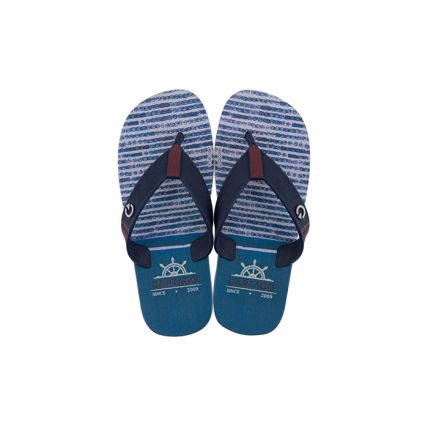 Chinelo Infantil Cartago Paraty - 12049 - Cinza/azul - Atacado