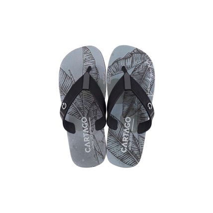 Chinelo Infantil Cartago Paraty - 12049 - Preto/cinza - Atacado