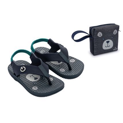 Chinelo Baby Cartago Jasper - 12050 - Azul/azul - Atacado