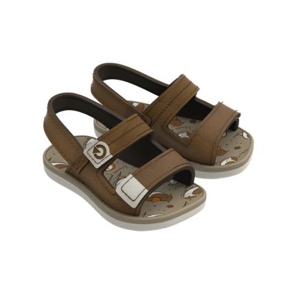 Sandália Baby Cartago Mini - 12056 - Bege/castor - Atacado