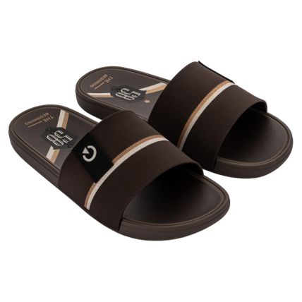 Chinelo Gáspea Masculino Cartago Detroit - 12096 - Marrom/marrom - Atacado