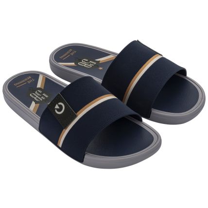 Chinelo Gáspea Masculino Cartago Detroit - 12096 - Cinza/azul - Atacado