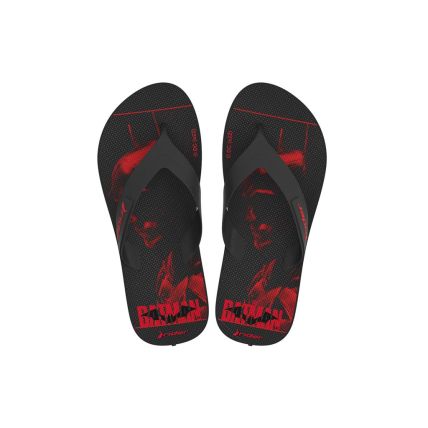 Chinelo Masculino Rider Dc Heroes - 12137 - Preto/preto/vermelho - Atacado