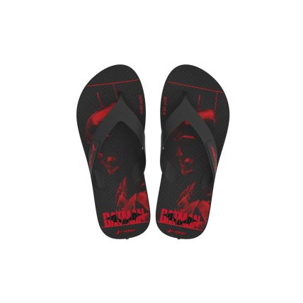 Chinelo Infantil Rider Dc Heroes Teen - 12138 - Preto/preto/vermelho - Atacado
