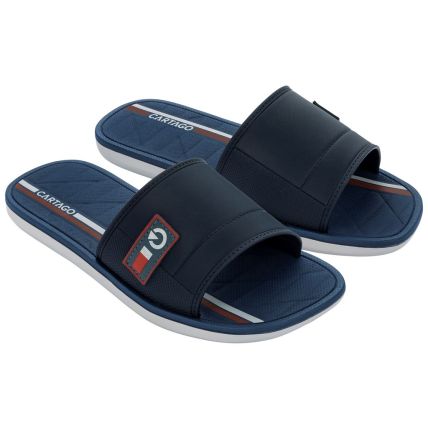 Chinelo Gaspea Cartago Esparta - 12162 - Cinza/azul/vermelho - Atacado
