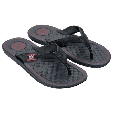 Chinelo Masculino Cartago Arizona - 12212 - Cinza/preto/vermelho - Atacado
