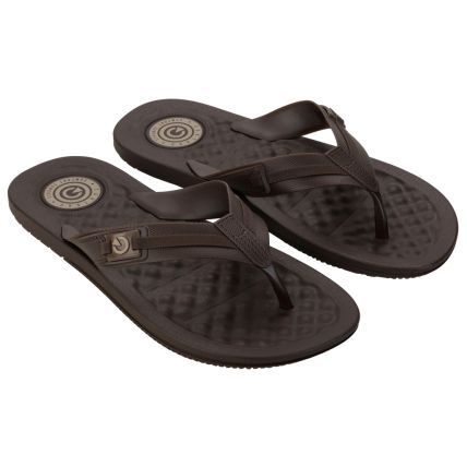 Chinelo Masculino Cartago Arizona - 12212 - Marrom/marrom/bege - Atacado