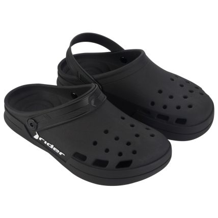Babuche Masculino Rider Fit - 12264 - Preto/branco - Atacado