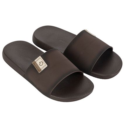 Chinelo Gáspea Masculino Cartago Dakar II - 12279 - Marrom/Bege - Atacado