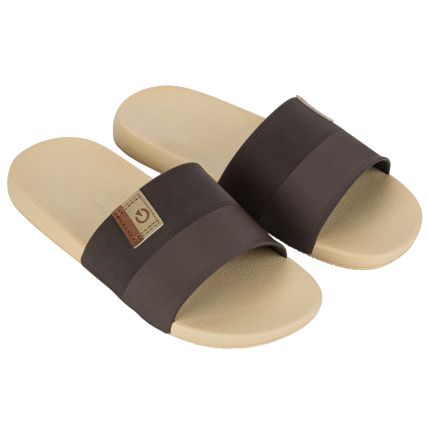 Chinelo Gáspea Masculino Cartago Dakar Ii - 12279 - Bege/Marrom - Atacado