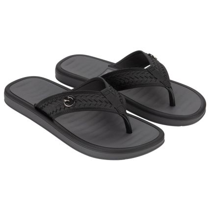 Chinelo Masculino Cartago Coimbra Ii - 12285 - Preto/preto/grafite - Atacado