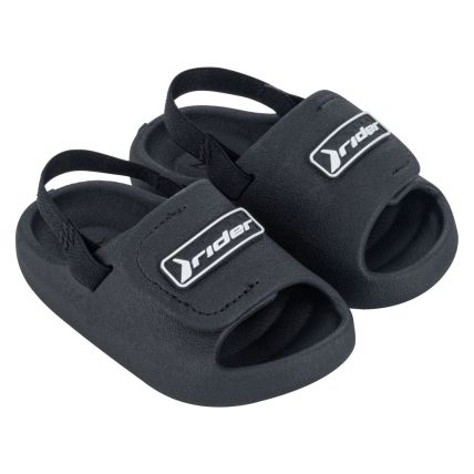 Chinelo Slide Baby Rider Drip - 12293 - Preto/Preto - Atacado