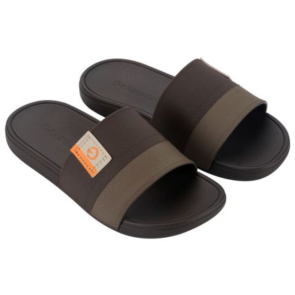 Chinelo Gáspea Infantil Cartago Dakar II - 12331 - Marrom/Bege/Laranja - Atacado