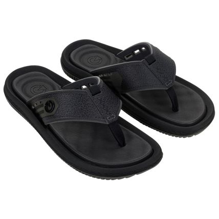 Chinelo Masculino Cartago Fiji V - 12335 - Cinza/preto - Atacado