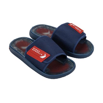 Chinelo Slide Masculino Rider Infinity Max Ii - 12341 - Azul/vermelho - Atacado
