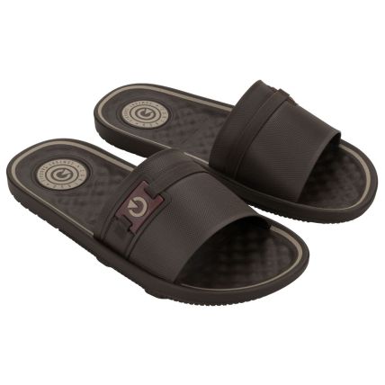 Chinelo Gaspea Masculino Cartago Arizona - 12393 - Marrom/marrom/bege - Atacado