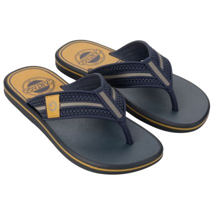 Chinelo Masculino Cartago Palermo - 12397 - Azul/amarelo - Atacado