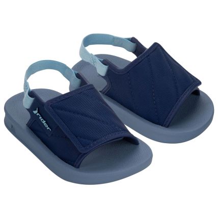 Chinelo Slide Baby Rider Street Slide Baby - 12414 - Azul/azul - Atacado