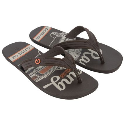 Chinelo Masculino Cartago Atlanta Ii - 12432 - Marrom/bege/laranja - Atacado