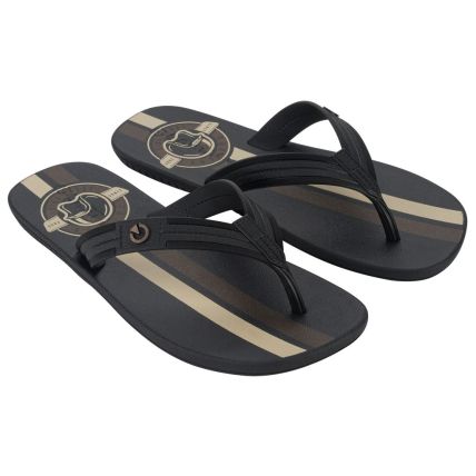 Chinelo Masculino Cartago Atlanta Ii - 12432 - Preto/bege/bronze - Atacado