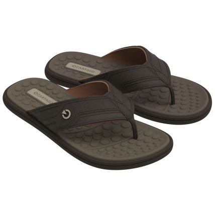 Chinelo Masculino Cartago Veneto Iii - 12452 - Marrom/marrom - Atacado