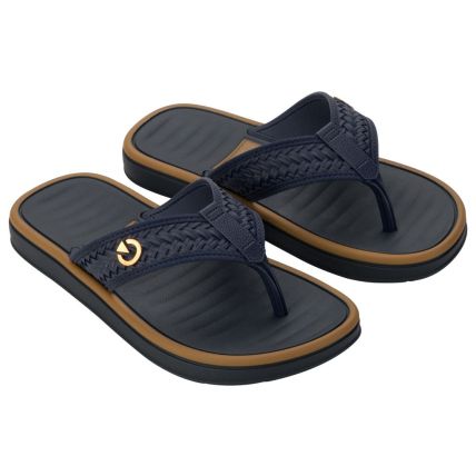 Chinelo De Dedo Infantil Cartago Coimbra -12460 - Azul/azul/marrom - Atacado