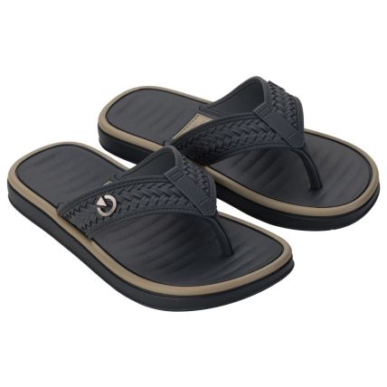 Chinelo De Dedo Infantil Cartago Coimbra -12460 - Cinza/cinza/bege - Atacado
