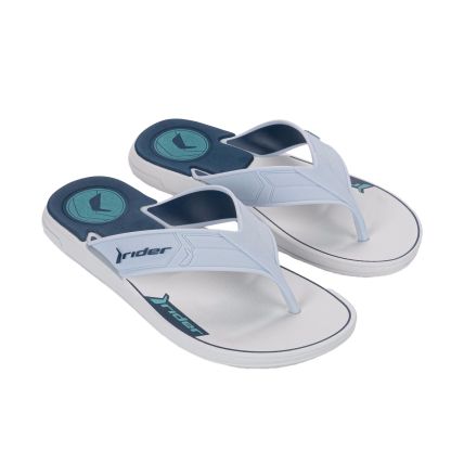 Chinelo Masculino Rider Start Iii - 12499 - Branco/azul - Atacado