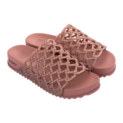 Chinelo Slide Feminino Zaxy Sossego - 18429 - Rosa/nude Medio - Atacado
