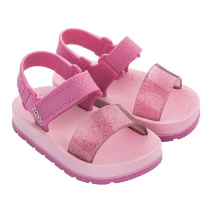 Sandália Baby Zaxynina Moderninha - 18501 - Rosa Claro - Atacado