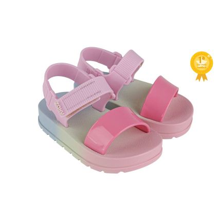 Sandália Baby Zaxynina Moderninha - 18501 - Rosa/lilas/degrade - Atacado