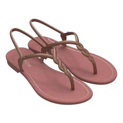 Sandália Feminina Grendha Cacau Harmonia - 18505 - Cobre - Atacado