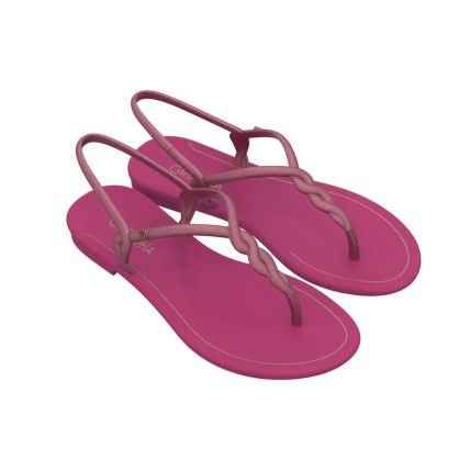 Sandalia Feminina Grendha Cacau Harmonia - 18505 - Rosa Choque - Atacado