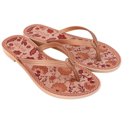 Rasteira Feminina Grendha Mais Açai Frescor - 18603 - Rose/nude Médio - Atacado